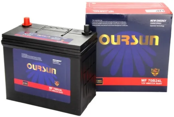 Аккумуляторная батарея SMF OURSUN MF 70B24R (12В, 55А/ч)
