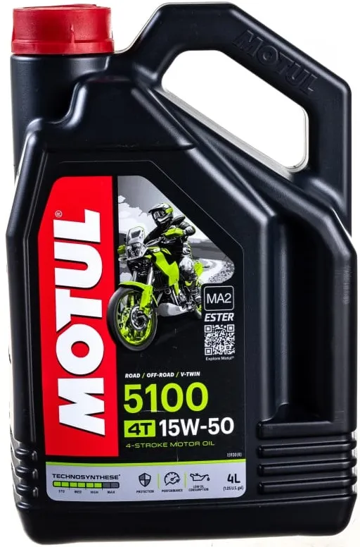 Масло моторное Motul 104083, 5100 ESTER, 15W-50, 4 л