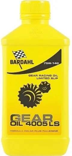 Трансмиссионное масло Bardahl 426039 Gear Oil 4005 LS 75W-140 1 л