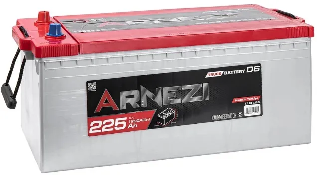 Аккумулятор ARNEZI E1232253 HD SMF, 225 А/ч, 518x276x242, 1230 А