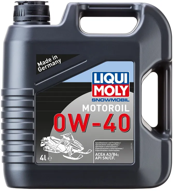 Масло моторное синтетическое LIQUI MOLY 2261, Snowmobil Motoroil, 0W-40, 4 л