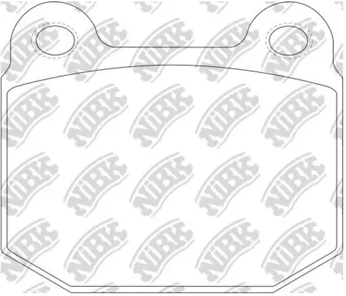 Колодки тормозные дисковые SUBARU IMPREZA NiBK PN0226S