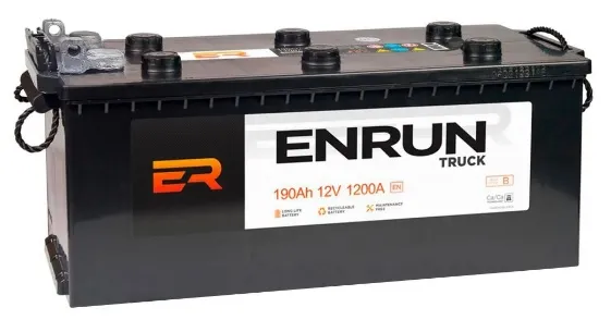 Аккумулятор ENRUN EST1904RT Truck 190 А/ч R+(4) 510x218x225 B EN 1200 А