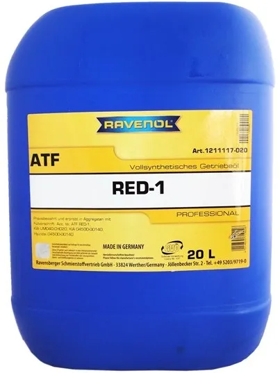 Трансмиссионное масло Ravenol 4014835785922 ATF RED-1  20 л