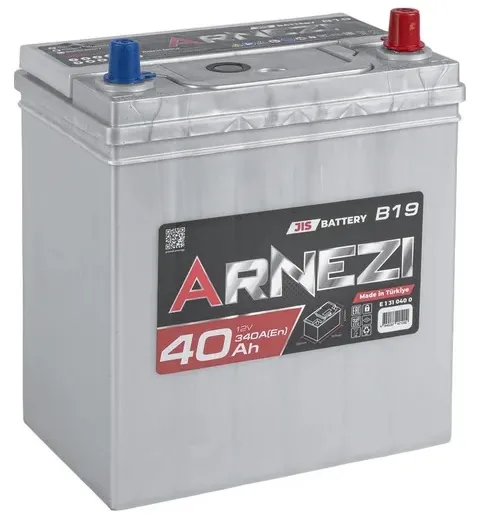 Аккумулятор ARNEZI E1310400 JIS SMF, 40 А/ч, 197x128x225 мм
