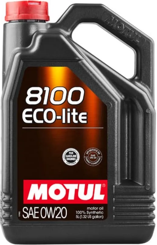 Масло моторное Motul 108536, 8100 Eco-Lite SP, 0W-20, 5 л