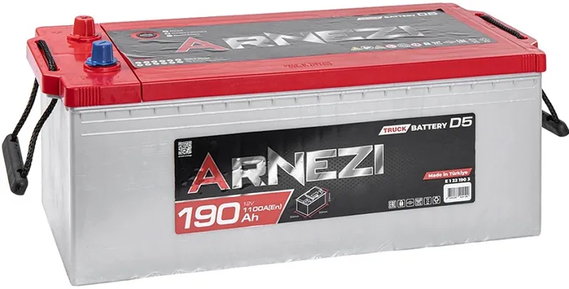 Аккумулятор ARNEZI E1221903 HD SMF 190 А/ч L+(3) 513x223x223 B EN 1100 А