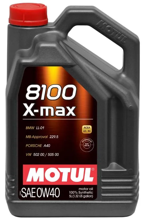 Масло моторное Motul 104533 8100 X-max 0W-40, 5л