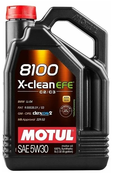 Масло моторное Motul 109171 8100 X-clean EFE 5W-30, 4л