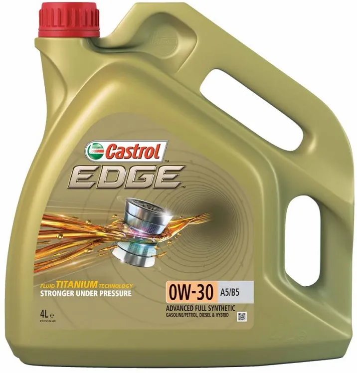 Масло моторное синтетическое Castrol 156E3F EDGE A5/B5 Titanium FST 0W-30, 4л