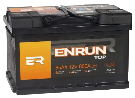 Аккумулятор ENRUN ET850 TOP 85 А/ч Обратная R+ 315x175x175 EN800 А