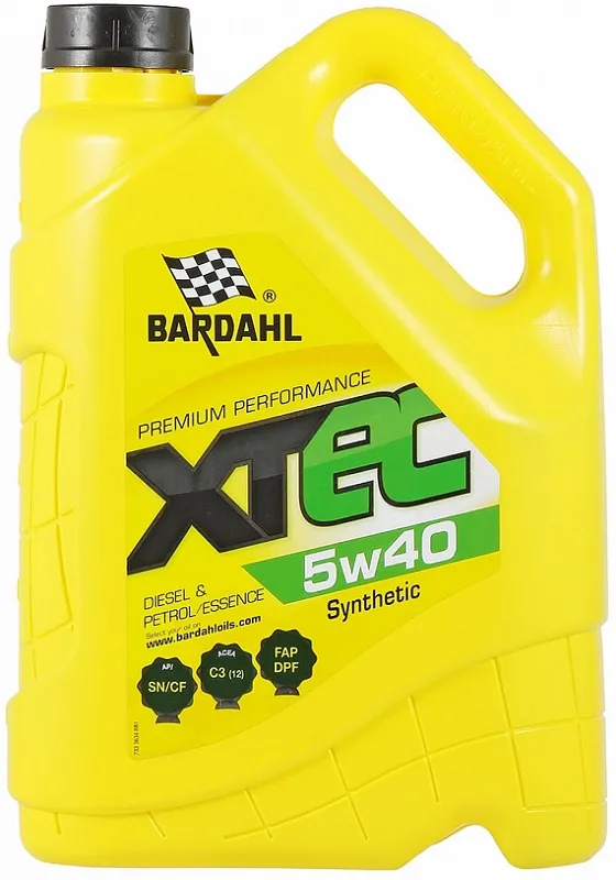 Масло моторное синтетическое Bardahl 36343 XTEC 5W-40, 5л